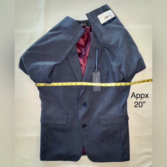 TOMMY HILFIGER Blue Gibbs Blazer Jacket (S38) - Picture 6 of 17